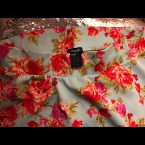 floral skirt